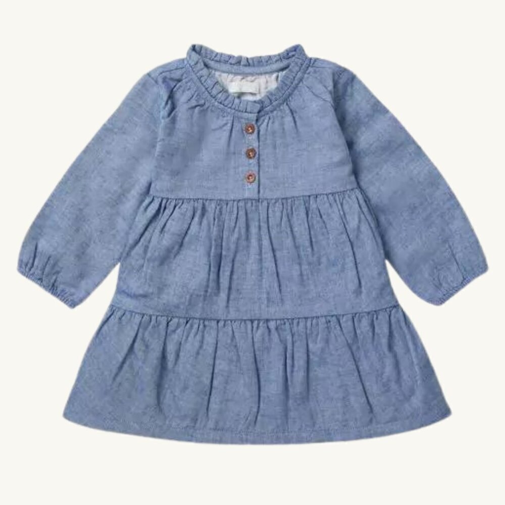 NWT - Organic denim dress​​​​​